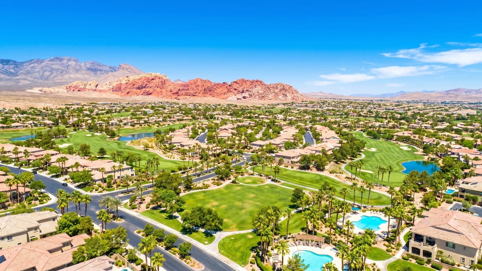 Sun City Summerlin, Las Vegas — Del Webb's 55+ active-adult community with 54 holes of golf and four recreation centers in northwest Summerlin